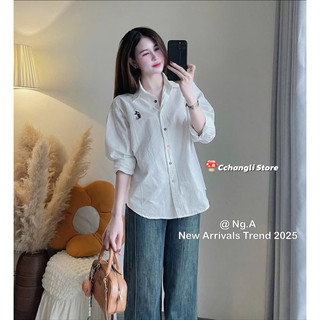 Áo Sơmi Thêu Mickey Chang Moon