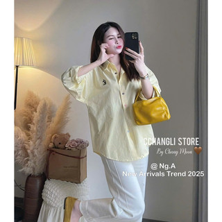 Áo Sơmi Thêu Mickey Chang Moon