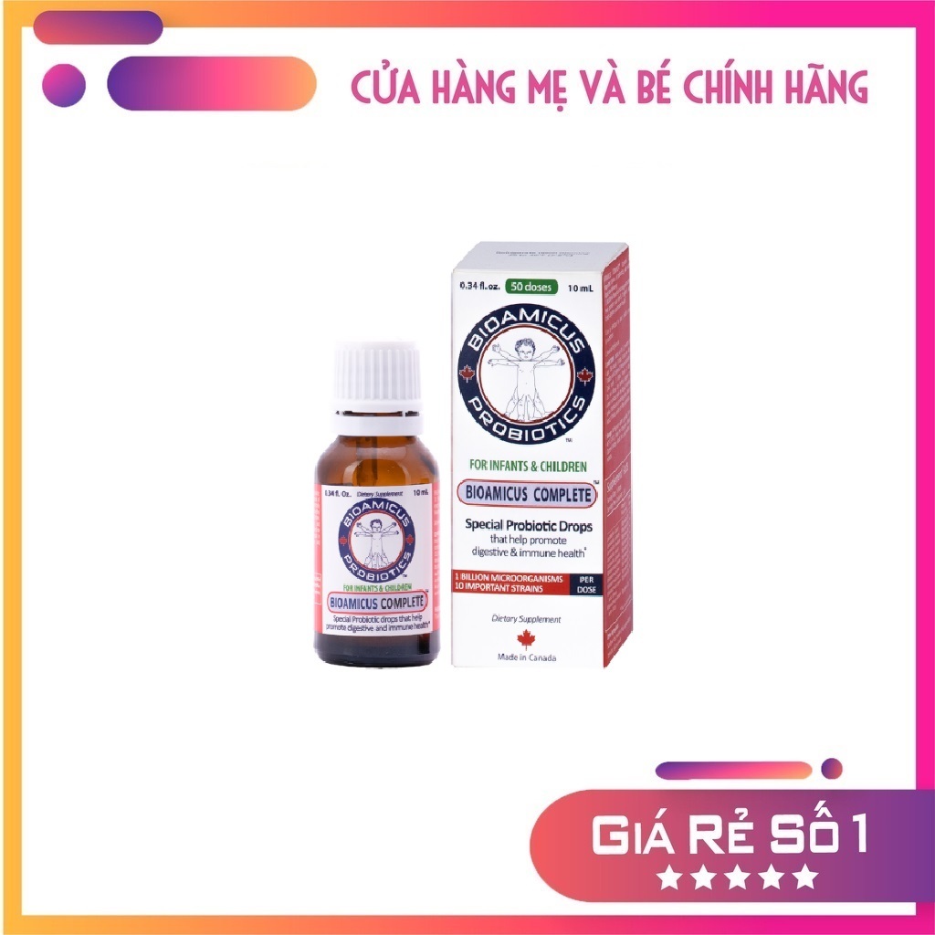 Men vi sinh 10 chủng BioAmicus Complete 10ml