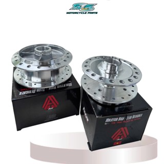  Cặp Đùm Mạ Crom Dành Cho Wave Đĩa Và Đùm Hiệu AT Racing.Phụ Kiện Phụ Tùng 