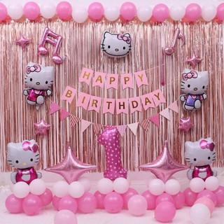 Bóng Hình Hello Kitty trang trí cao 70cm