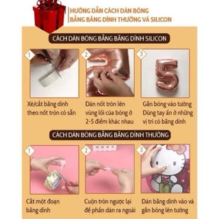 Bóng Hình Hello Kitty trang trí cao 70cm