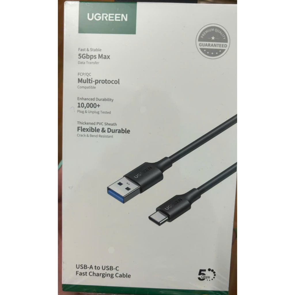 Cáp USB type C to USB 3.0 dài 1m chính hãng Ugreen 20882