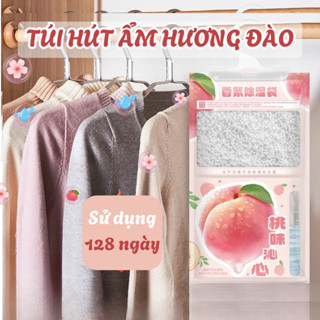 Túi Hút Ẩm Khử Mùi 2 Ngăn, Gói Hút Ẩm Chống Mốc, Nồm - Có Móc Treo Tủ Quần Áo, Tủ Giày Tiện Lời