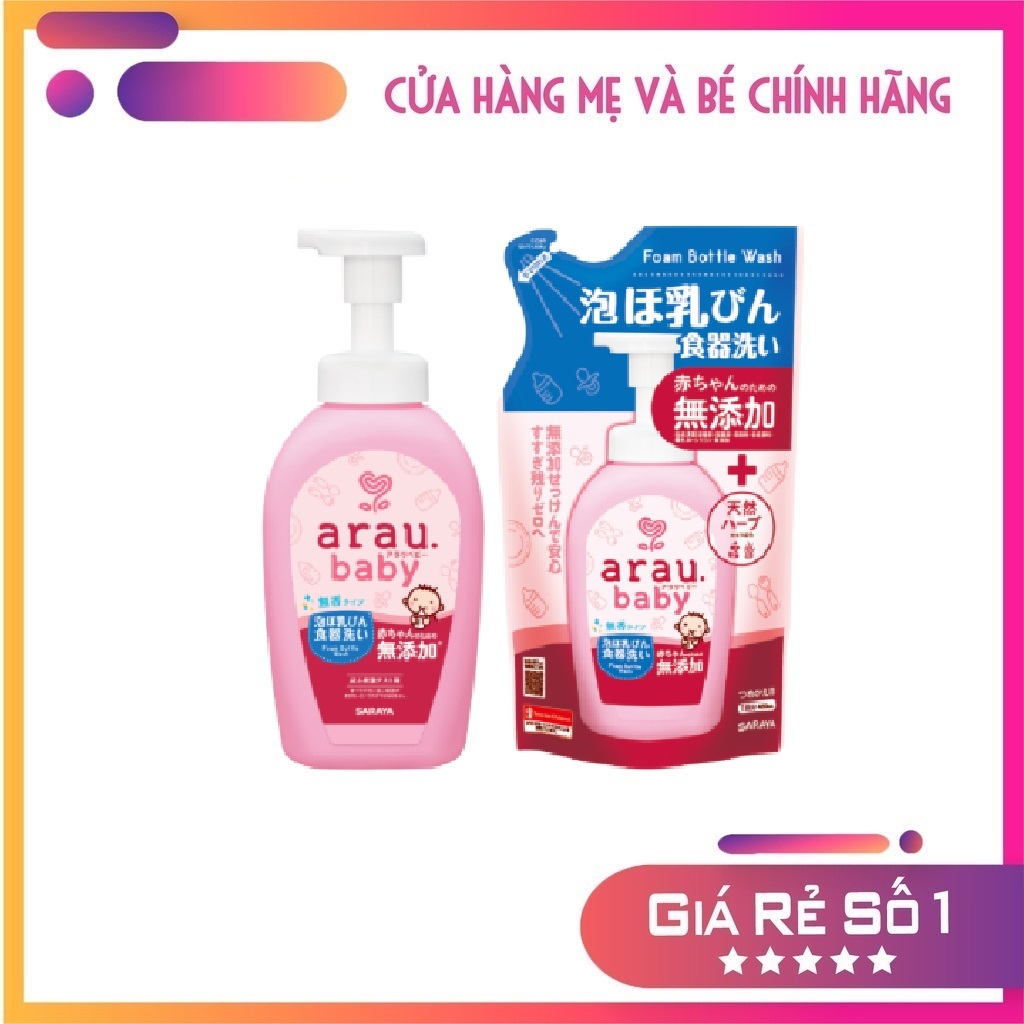 Nước rửa bình ARAU Nhật Bản