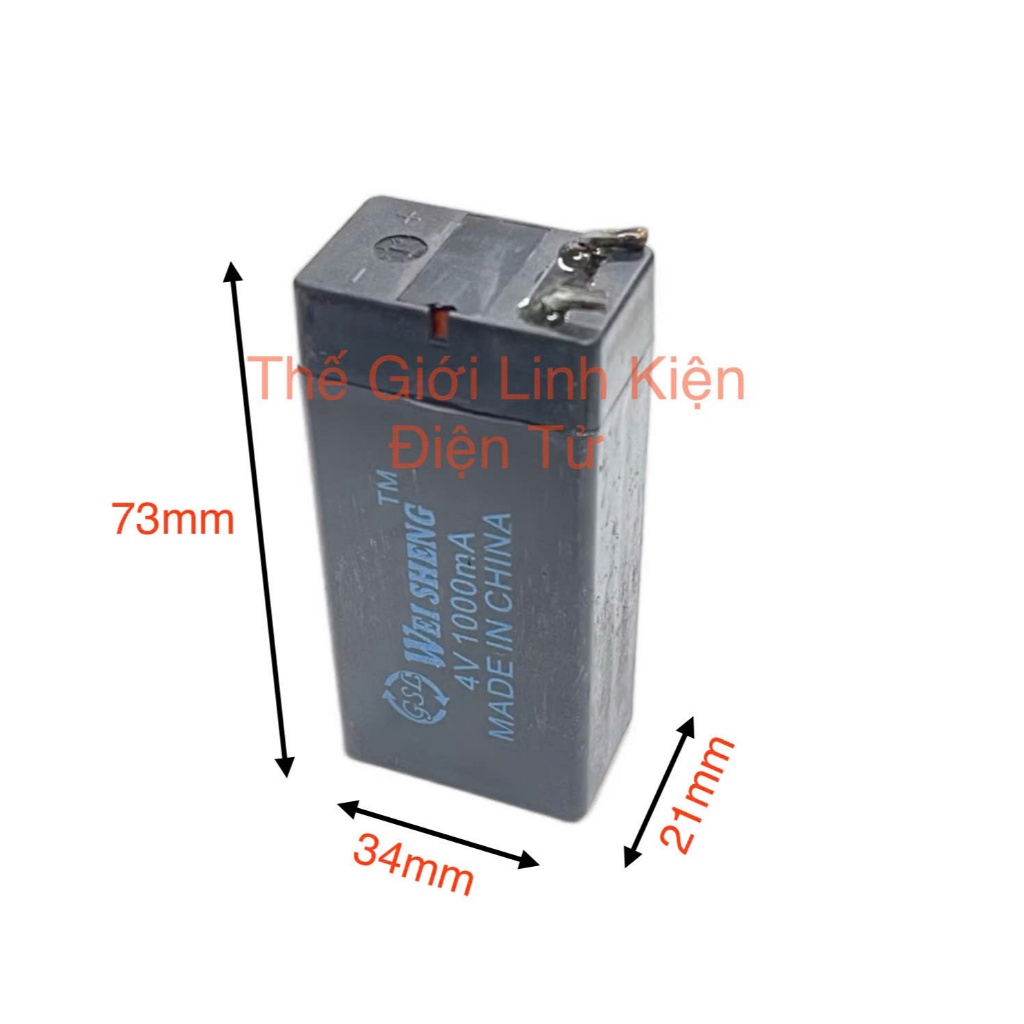 Pin Vợt Muỗi ( 4V - 1000mA )