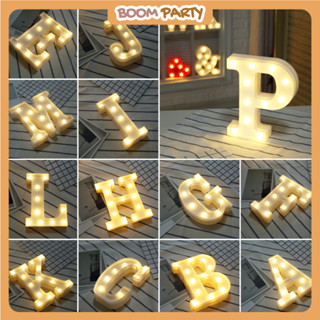 [TẶNG KÈM PIN] Đèn LED trang trí sinh nhật chữ cái từ A-Z, 26 chữ cái 22cm nhiều led hơn