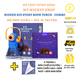  Đèn pin chiếu hình cổ tích cho bé Mideer Kid Storybook Torch mymickeyshop 