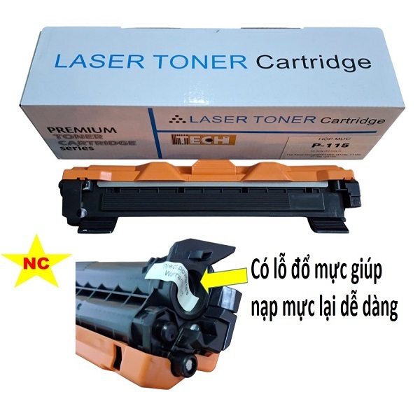 Hộp mực Fuji Xerox Docuprint M115w, F115w, P115w, cp115. Ống mực, cụm mực CT 202137 cho máy in