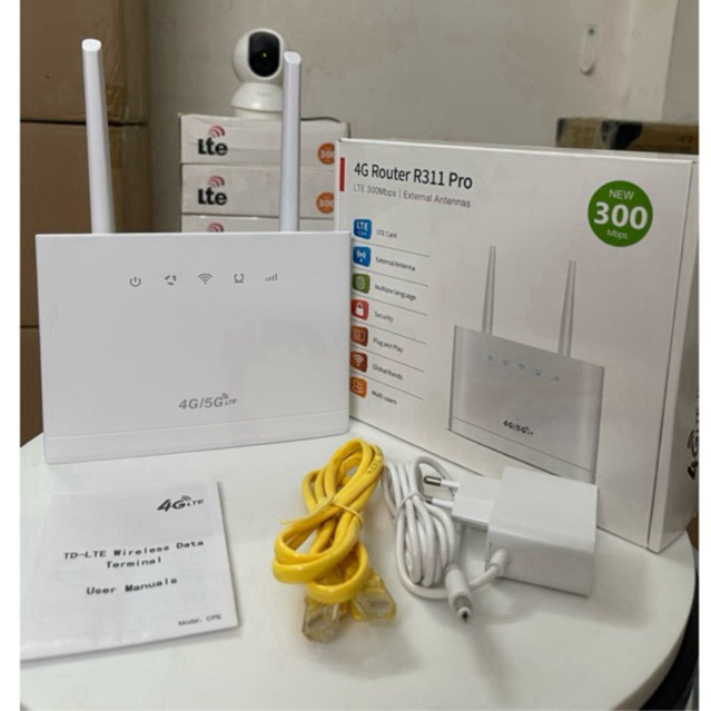 { Rẻ Vô Địch }. Bộ Phát Wifi 4G Model R311 Pro Wifi 6 Cắm Điện 01 Cổng Lan