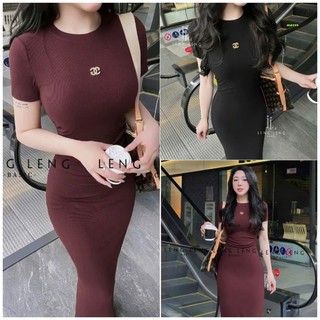 Đầm body lưới hoạ tiết dây rút ( hình thật shop chụp ) - alohashop91
