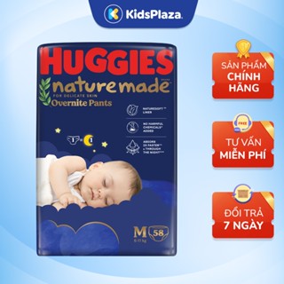 Bỉm - Tã quần ĐÊM Huggies Naturemade đầy đủ size cho bé EC