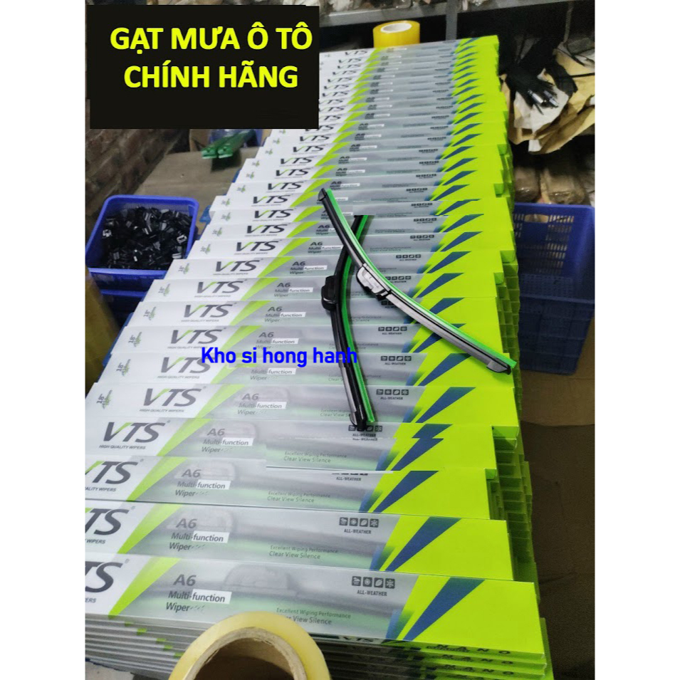 VTS gạt mưa ô tô chính hãng, dùng cho mọi xe ô tô, gạt mưa silicon, Sỉ gạt mưa, gạt mưa vts
