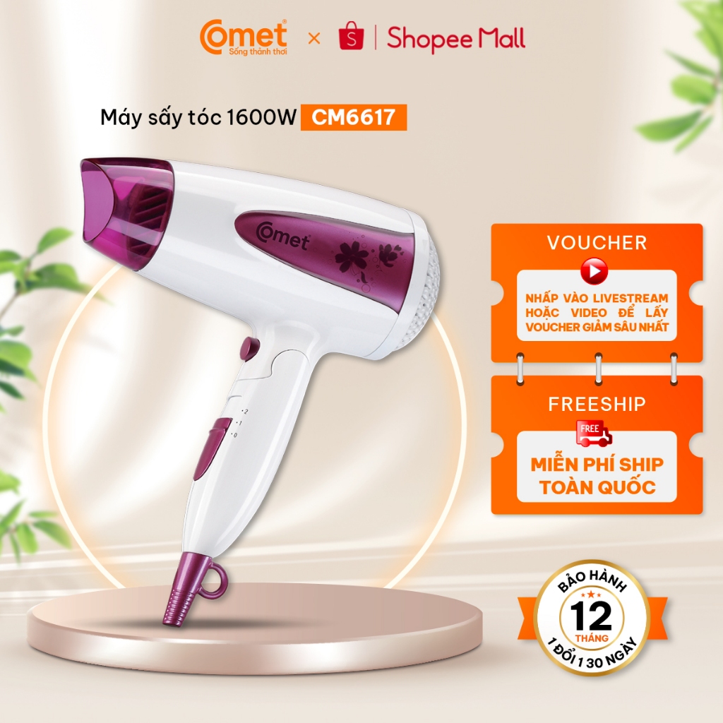 [KHO HCM ] Máy sấy tóc COMET 800w - 1600W