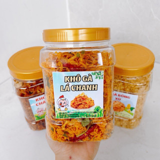 Combo khô mix 3 vị 1,5KG khô gà lá chanh, khô heo cháy tỏi, chà bông heo xù hủ 500gr đồ ăn vặt haovosnack