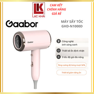 Máy sấy tóc Gaabor GHD-N1000D sấy nhanh 2 chiều nóng lạnh công suất 1000W độ ồn thấp ánh sáng xanh