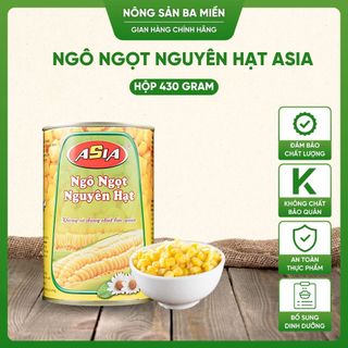 Ngô Ngọt Nguyên Hạt Á Châu Loại 1 Ngô Xanh Hạt To Đều, Đẹp Tiện Lợi Nguyên Liệu Nấu Ăn Cho Nhà Hàng, Quán Ăn Hộp 430
