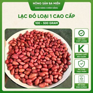  Lạc Đỏ Loại 1 Hạt Tròn Cao Cấp  Giàu Dinh Dưỡng Không Chất Bảo Quản Dùng Rang Luộc Làm Bơ Lạc Đóng Túi 500g-1kg 