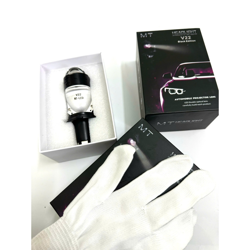 Đèn Pha Bi Cầu V22 Chân H4, Điện Áp 12-24v DC 55-65w Chất Liệu Hợp Kim Nhôm