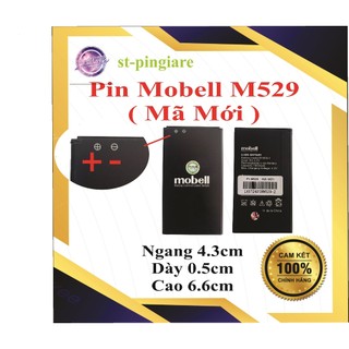Pin Mobell M529 ( Zin Hãng mơi 100% ) có 2 mã pin