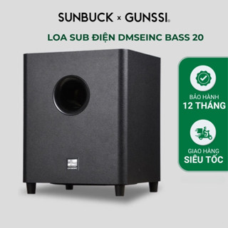 Loa sub điện siêu trầm DMSEINC bass 20 công suất lớn 200W, loa siêu trầm GUNSSI nghe nhạc cực chất, bass căng