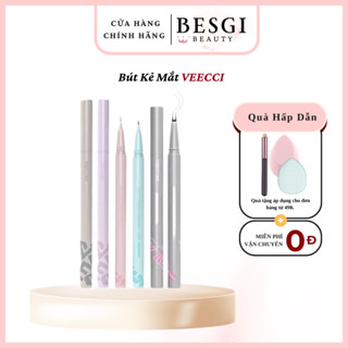 Bút Kẻ Mắt VEECCI và bút kẻ sợi mi dưới đầu siêu mảnh dạng lỏng chống thấm nước không nhòe 0.005mm BESGI BEAUTY