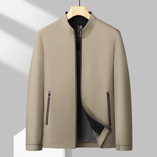 Áo khoác gió nam tặng bố cổ tàu chất mịn phẳng đẹp ít thấm nước AK25