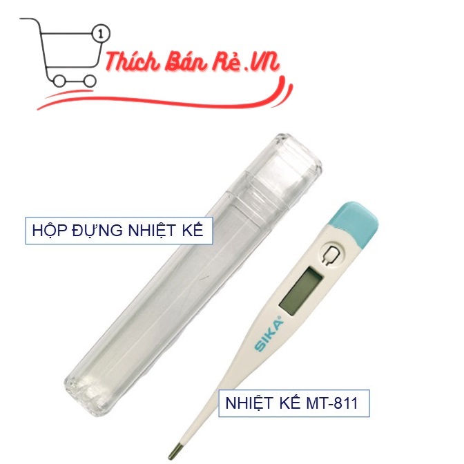 Nhiệt kế hiển thị điện tử, đo nhiệt độ cơ thể ngậm miệng hoặc kẹp nách, an toàn