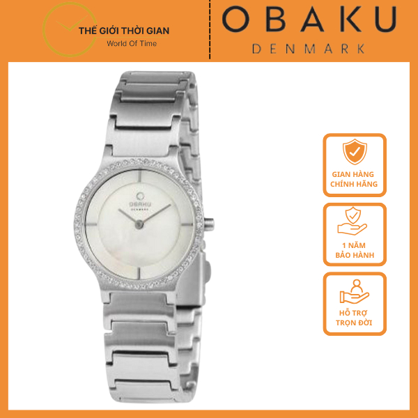 Đồng hồ đeo tay nữ hiệu Obaku V133LCWSC3