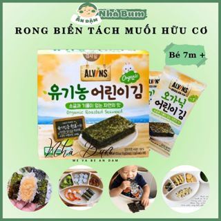 [Date 10/2026] Rong biển hữu cơ tách muối Hàn Quốc Alvins