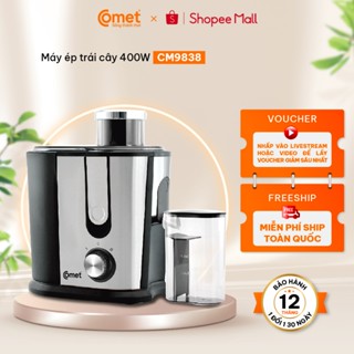 [Có hỏa tốc TPHCM ] Máy ép trái cây 400W COMET - CM9838
