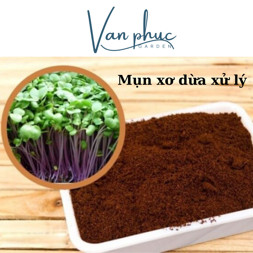 MỤN XƠ DỪA ĐÃ XỬ LÝ - GIỮ ẨM, TƠI XỐP, CẢI TẠO ĐẤT (TÚI 2KG)