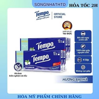 Khăn Giấy Bỏ Túi Tempo lốc 10 gói - HÀNG CÔNG TY