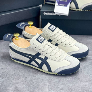 Giày Thể Thao Onitsuka Tiger Tokuten 'Grey Blue' Giày Tiger Kem Đen Gót Vàng Cao Cấp Nam Nữ, Full Box, Full Size 36-43