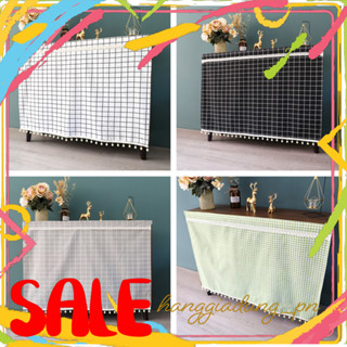 Rèm Vải R15 Dán Cửa Tủ Bếp VIỀN REN - Vải Canvas Che Chắn Lối Đi HGDR15