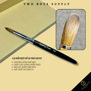 CỌ ĐẮP bột TWO BOYS LÔNG CHỒN THẬT SỐ 12-14-16-18