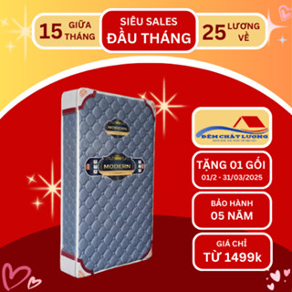 Đệm bông ép Tuấn anh Modern chần foam gấp 2 lõi bông xanh nano kháng khuẩn nâng đỡ xương tối ưu