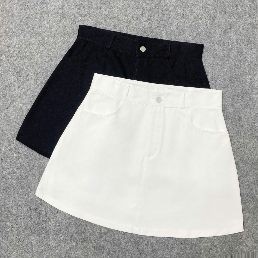 Chân Váy Kaki Bigsize Cô Nhỏ Phom Basic Bản Lưng Cao Có Quần Lót Trong Tôn Dáng Tôn Eo CV11 | BigBuy360 - bigbuy360.vn