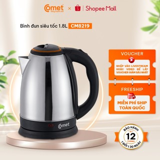   Hỏa tốc HCM  Bình đun siêu tốc 1.8L COMET - CM8219 