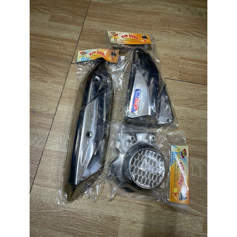 ốp bô,bầu lọc gió,quạt gió inox xe vision đời 2020-2024