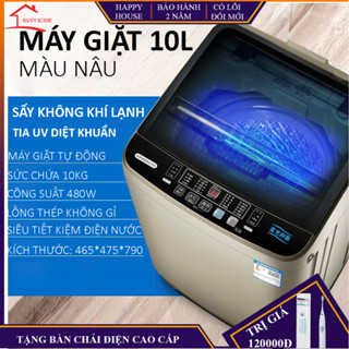 Máy giặt mini cửa trên 10KG công nghệ mới có khoá an toàn cho trẻ em, diệt khuẩn tia UV nhiều chế độ giặt bảo hành 2 năm