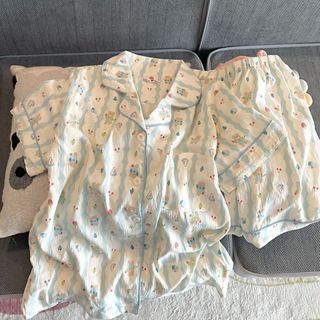 Đồ ngủ nữ hè pijama tay ngắn quần ngắn họa tiết hoạt hình | Bộ đồ ngủ nữ cotton mềm mịn | Free size – Big size