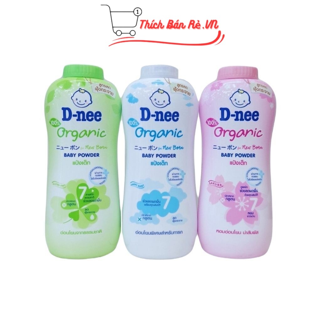 Phấn thơm em bé Dnee 380g