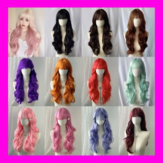 (HOẢ TỐC) Tóc Giả Nguyên Đầu Nữ Xoăn Dài 60cm - Dễ Đội - Có Da Đầu - Nhiều Màu - TG982