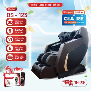  Ghế massage toàn thân  Os - 123 công nghệ massage 3D 5 bài tập masage chuyên sâu 