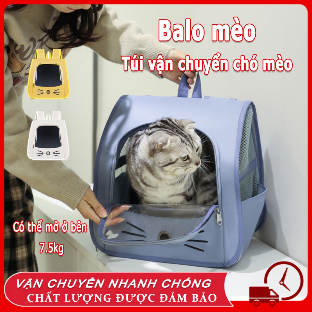 🎒Balo mèo Balo cho mèo giá rẻ đồ cho mèo Balo cho chó mèo Balo Phi Hành Gia Luna Túi vận chuyển chó 