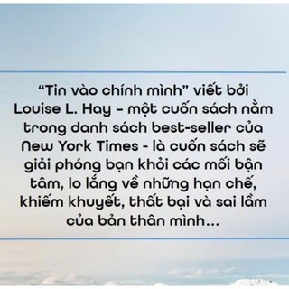 Sách - Tin Vào Chính Mình