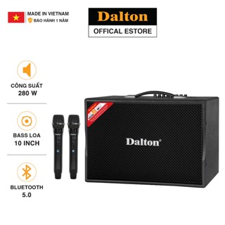 Loa Karaoke Dalton PS-K110A  công suất 280W, Bass 810 inches, tặng kèm 2 micro không dây sóng UHF