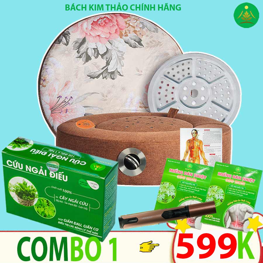 Đệm Xông Ngải Cứu Bách Kim Thảo gói VIP 01