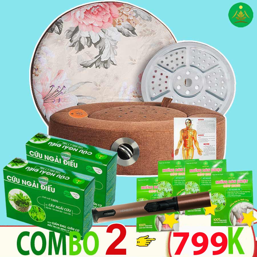 Đệm Xông Ngải Cứu Bách Kim Thảo gói VIP 02